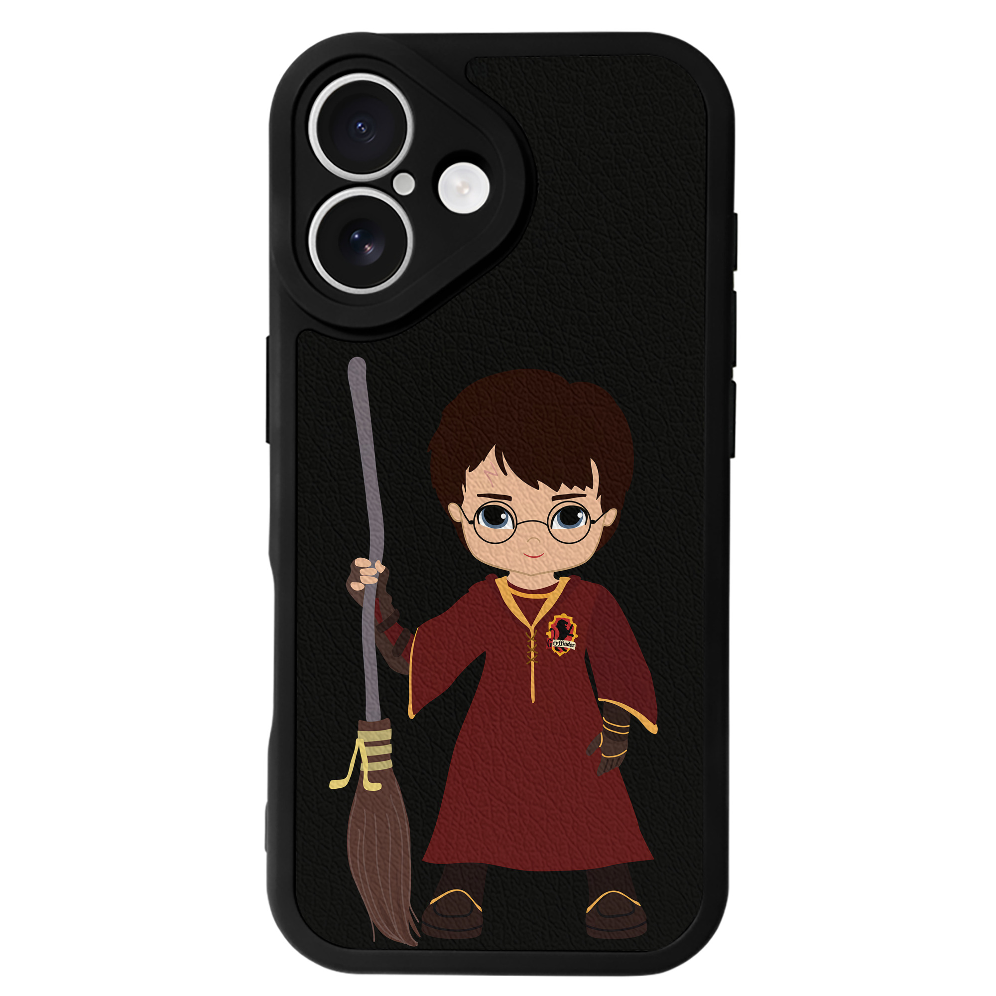 （画像用） Harry Potter ハリー・ポッターシリーズ 【iPhone 16シリーズ対応】シリコンスマホケース（レザー調） 材質：シリコン